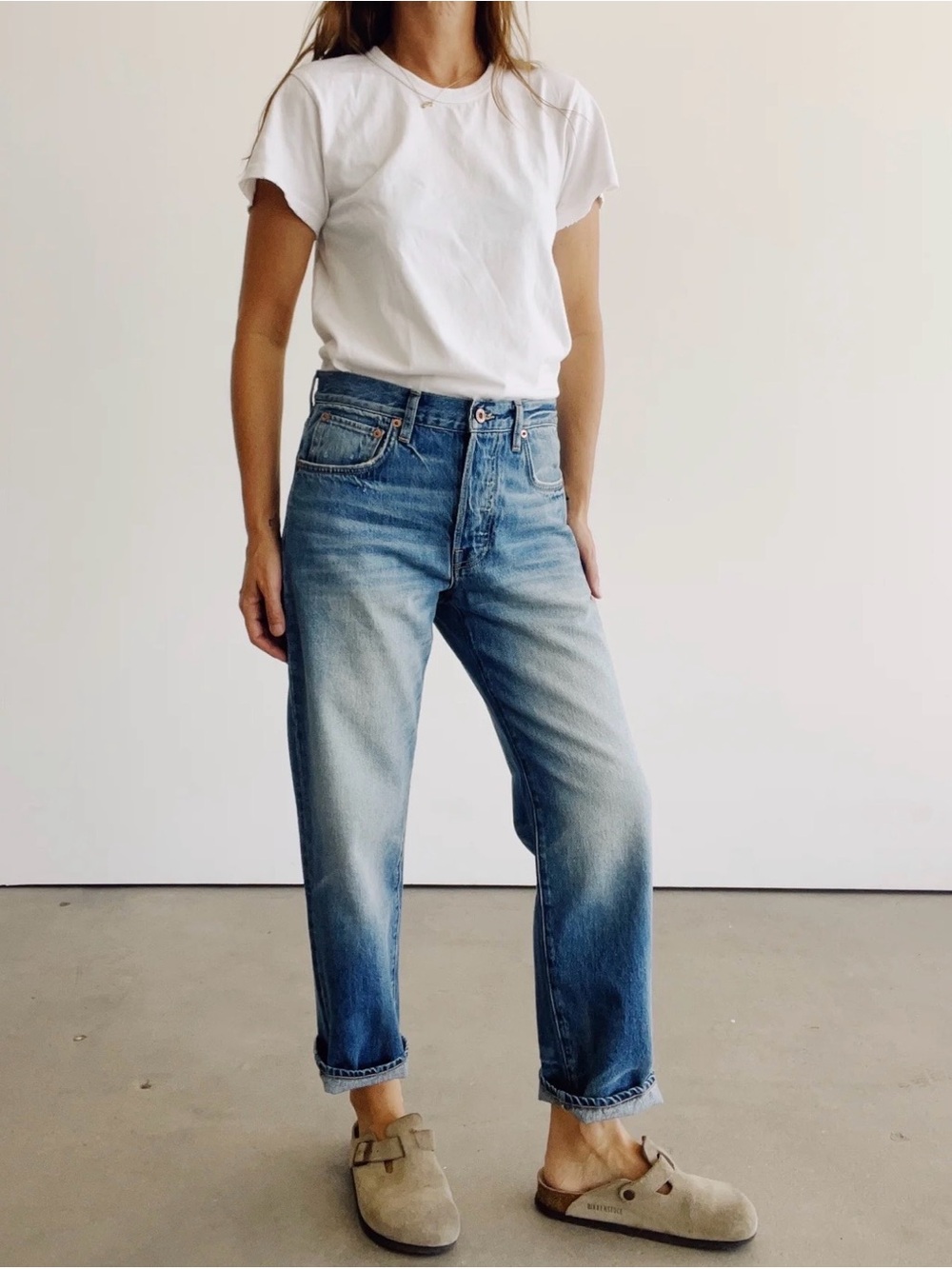 Hey Gang the cropped loose jean earle wash